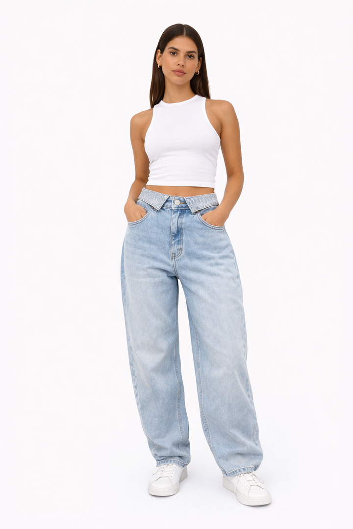 VS Miss Diamond Waist Balloon Jeans 9457