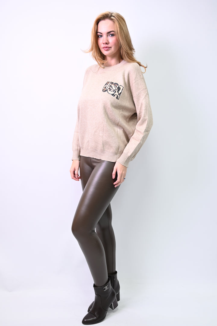 Sweater USA L’Éclat Patriotique H23