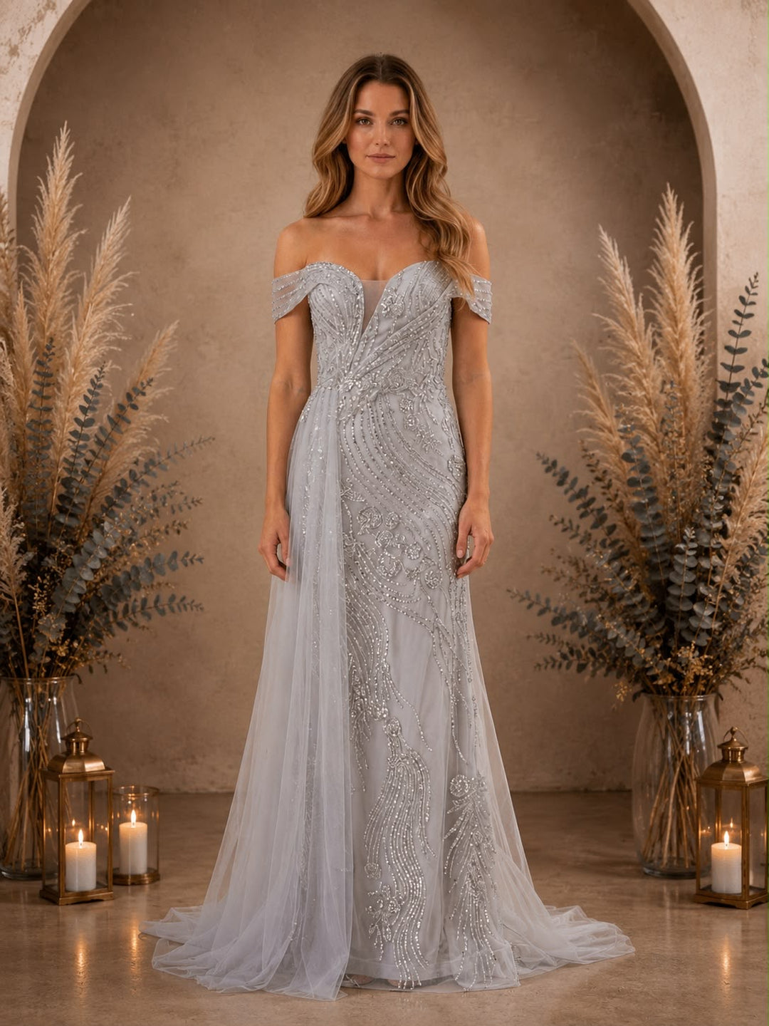 Eliana Luxe Beaded Galajurk 1886