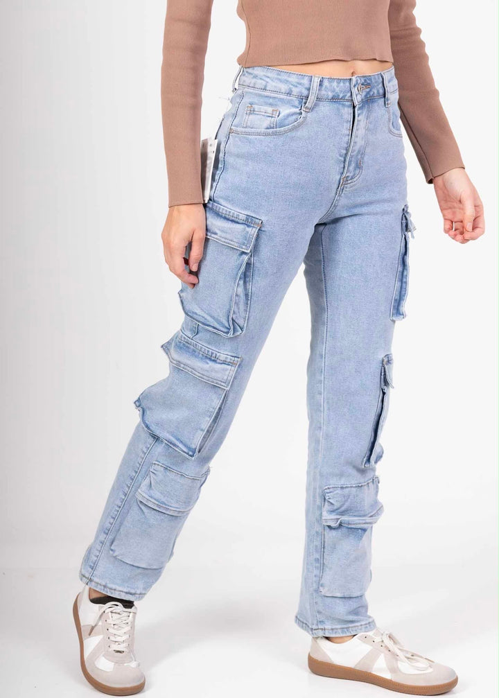Skyline Cargo Pocket Jeans 33307