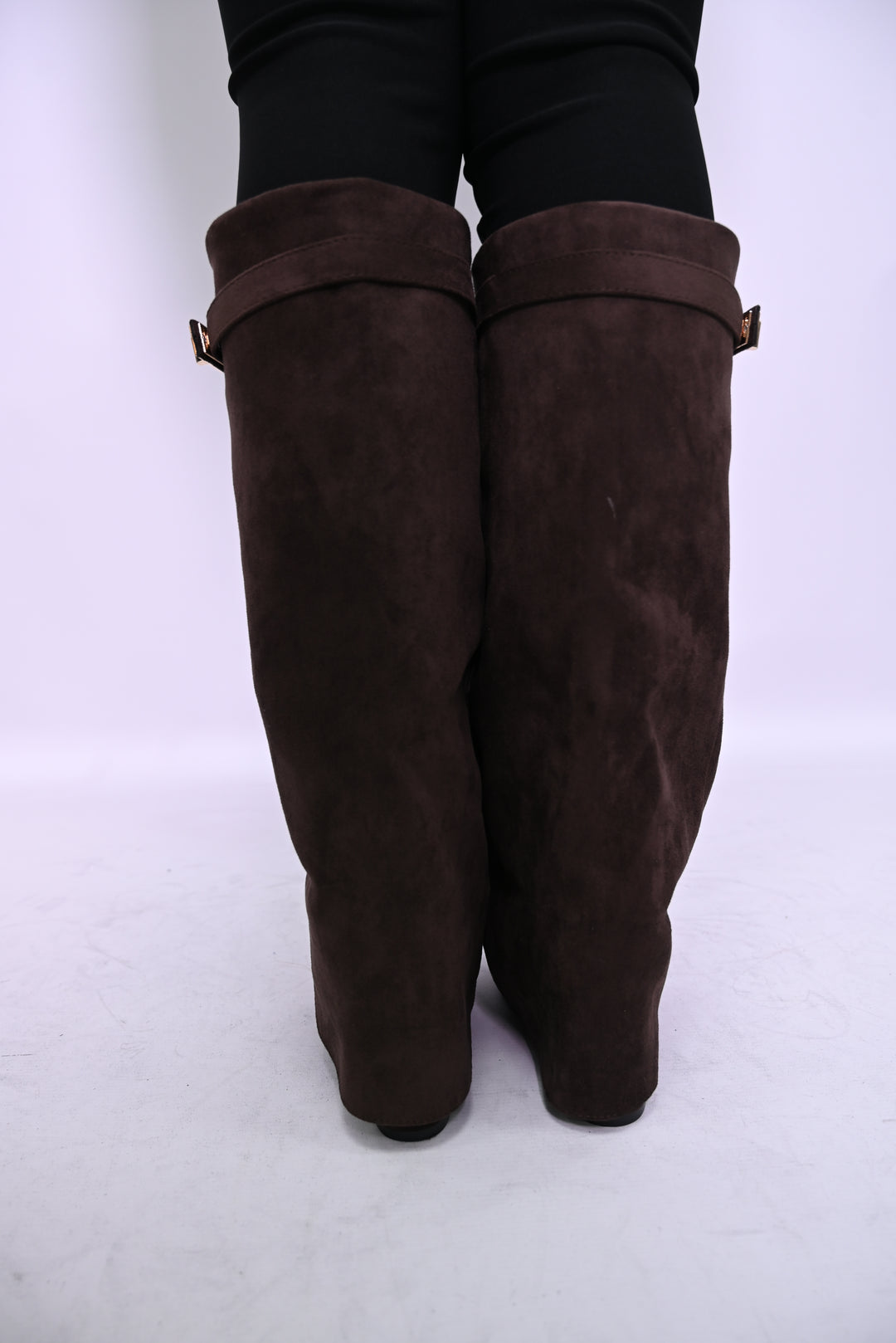 Lange Sharkboots Suède 6885