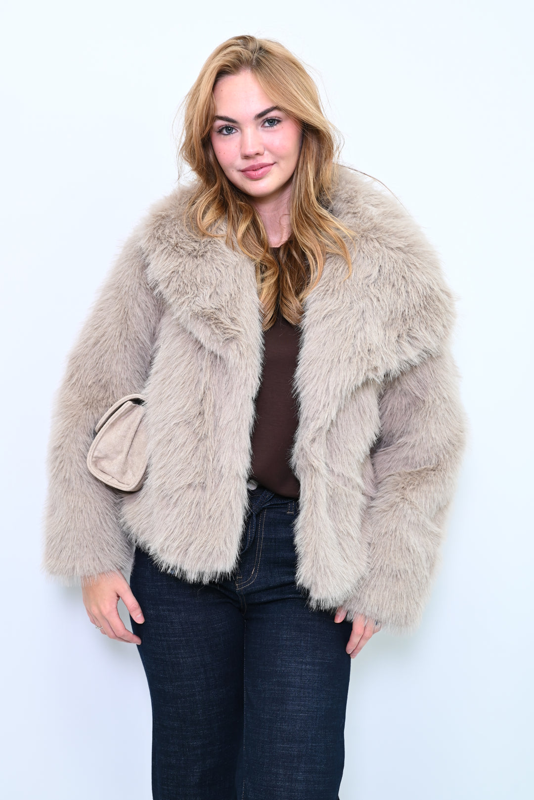 CityMuse Faux Fur Coat F5627