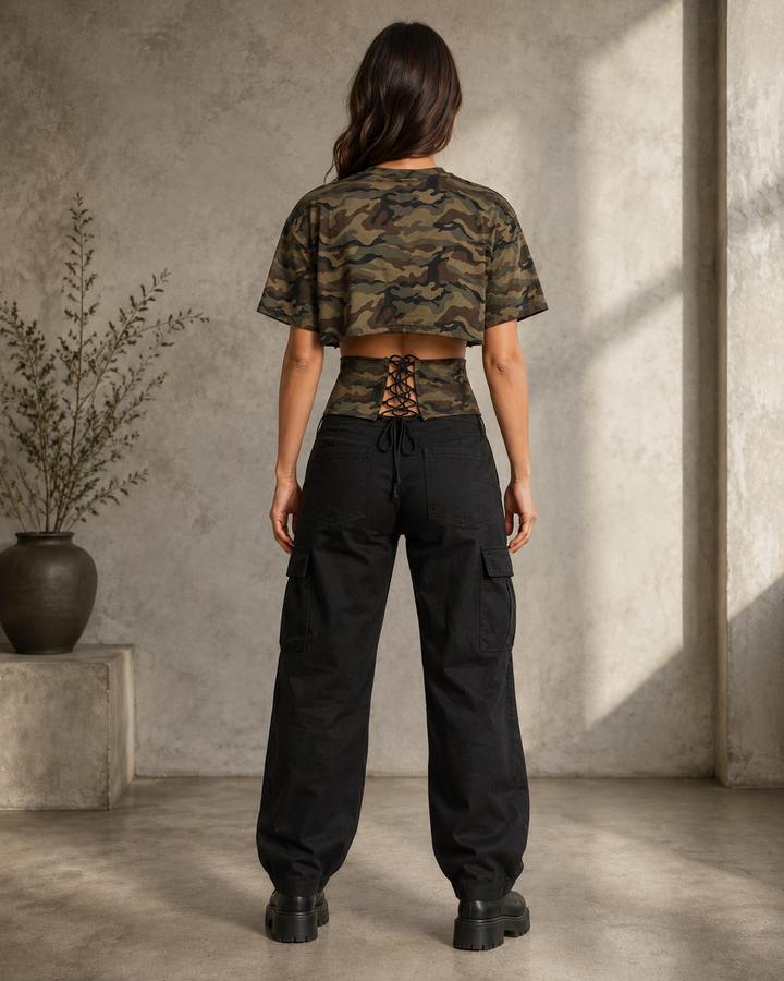 Army Muse Corset T-Shirt – Camouflage
26512