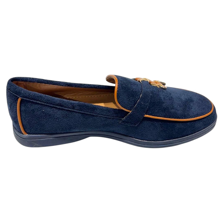 Suède Loafer met Gespdetail – Elegant Comfort G481