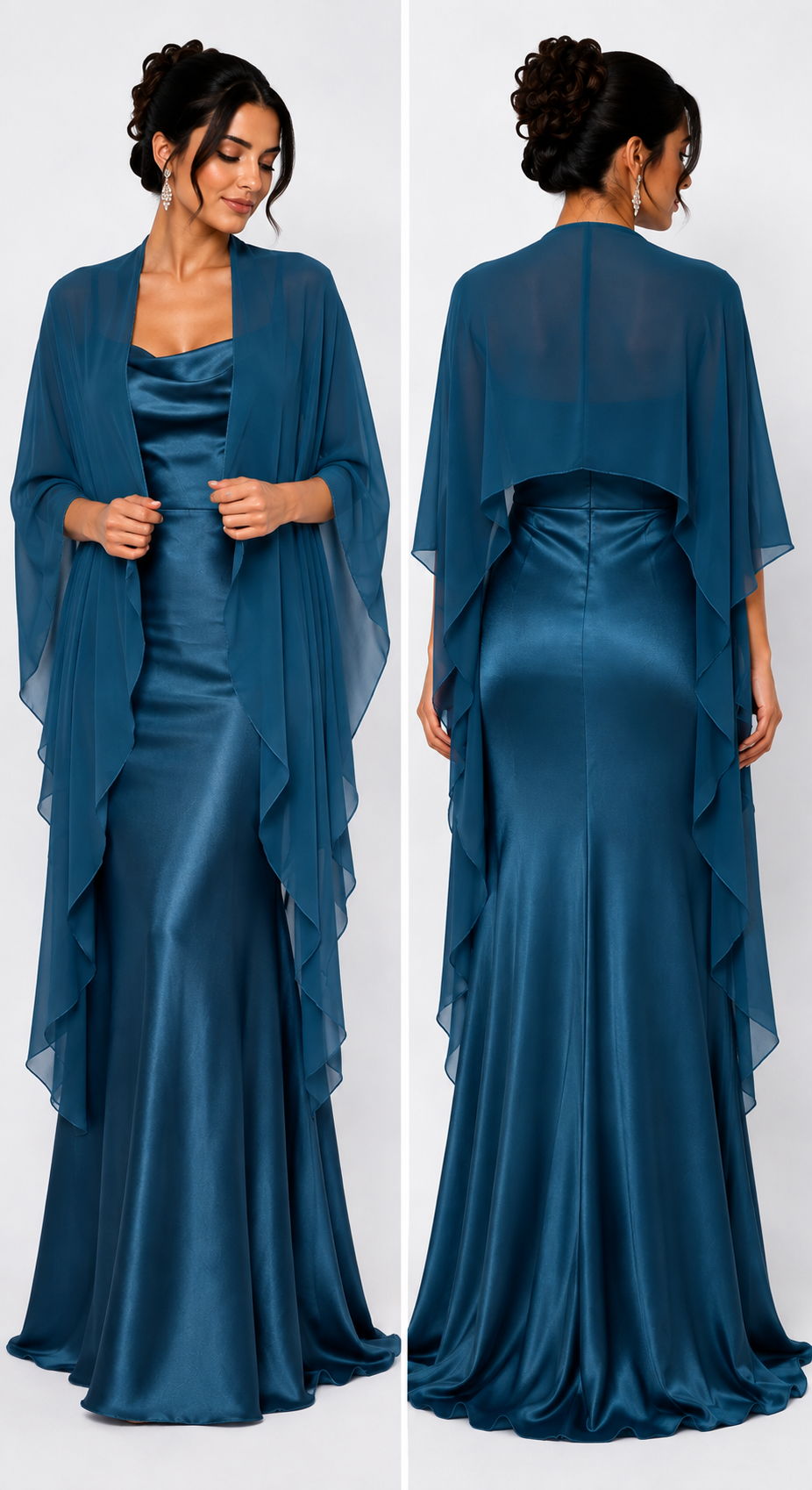 Elegance Chiffon Gala Omslagdoek B1701