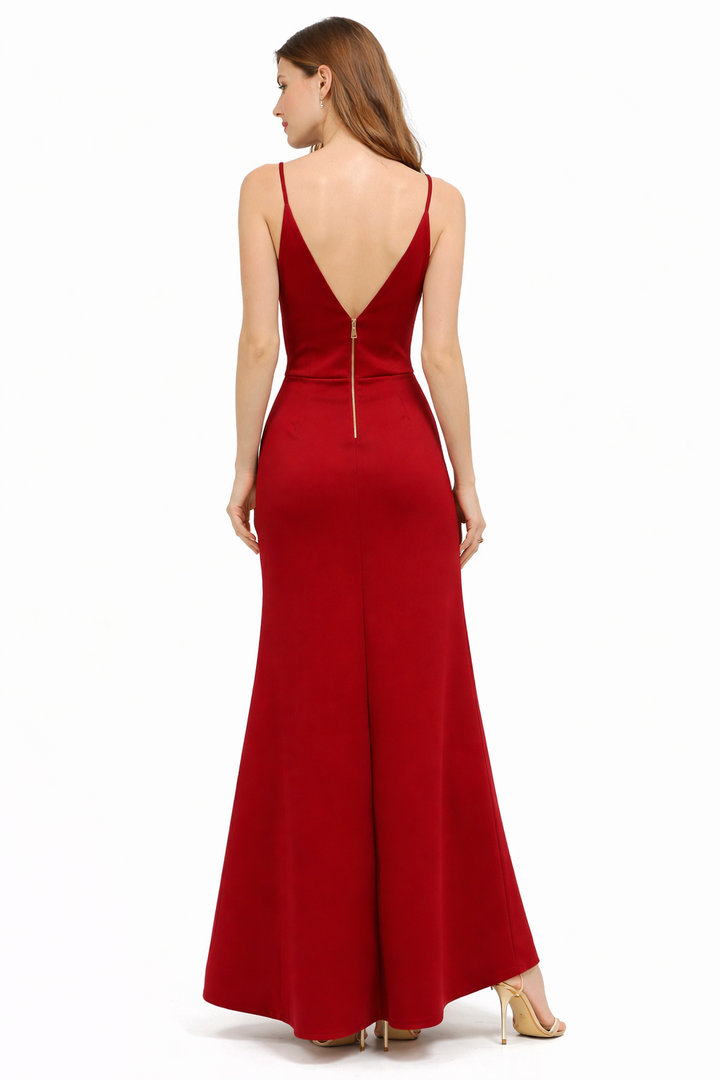 Luna Elegance Maxi Jurk met Split – Luxe Avondjurk 4430