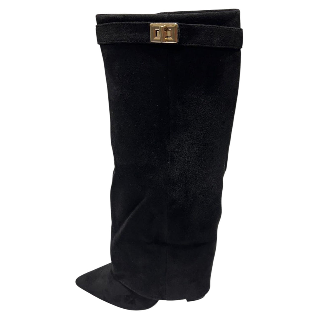 Lange Sharkboots Suède 6885