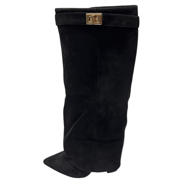 Lange Sharkboots Suède 6885