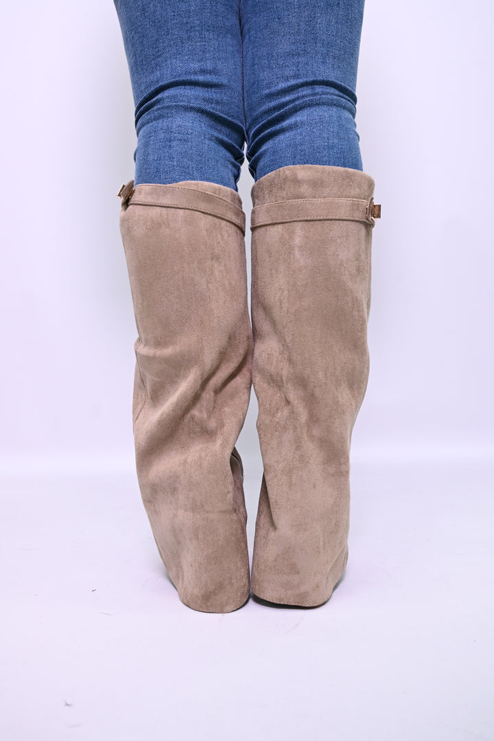 Luna Suède Dameslaars – Zandkleur 9501A