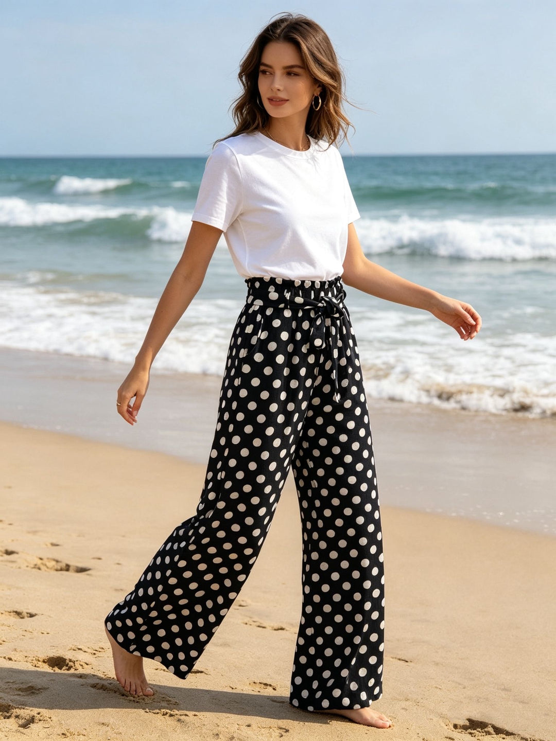 Monaco Polka Palazzo Broek 22518-29