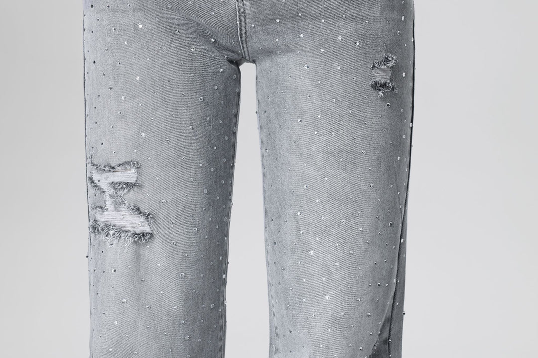 Wideleg Silver Drift HelloMiss H891-3