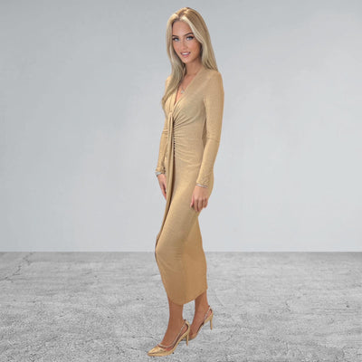 Galajurk glitterstof lange mouwen GIORGIA 25339