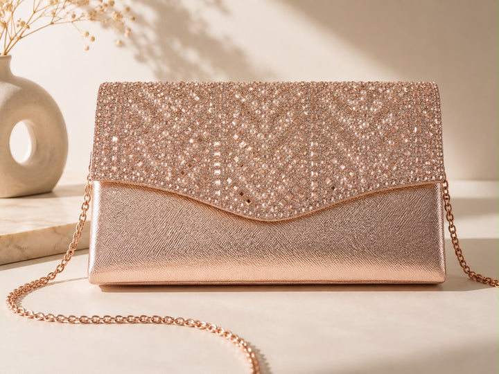 Elara Pearl & Crystal Clutch HL3549