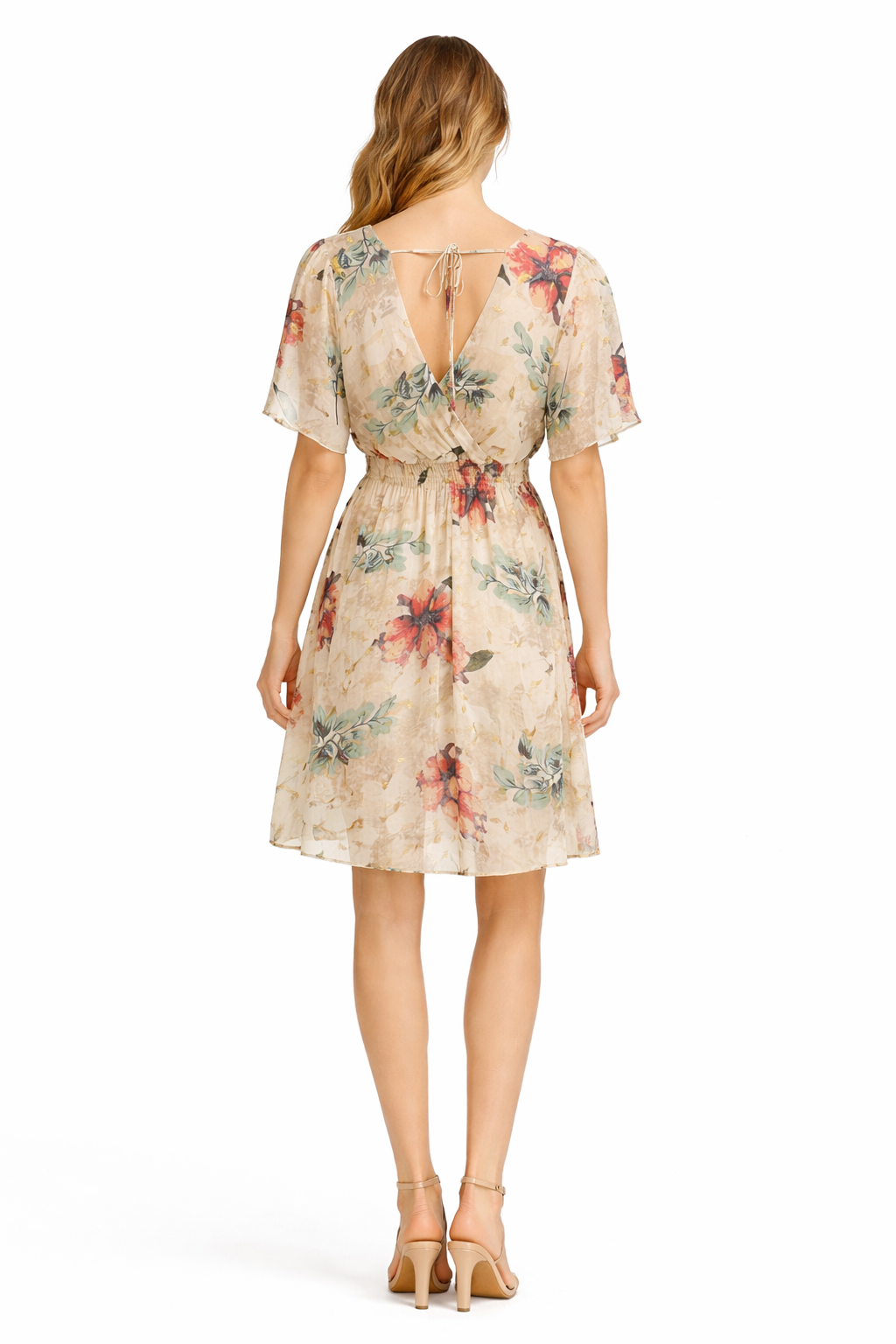 Aurélie Floral Chiffon Jurk 55061