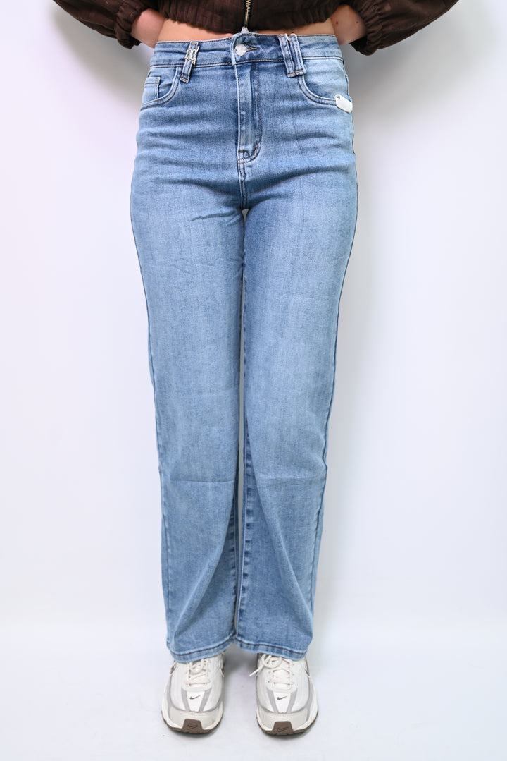 Soft Horizon – Straight Cut Denim jeans HelloMiss HM5349-2