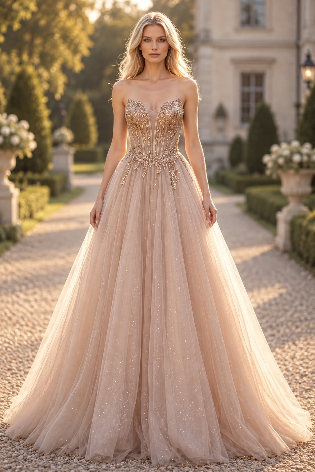 Elara Sparkle Bridal Gown 25010H