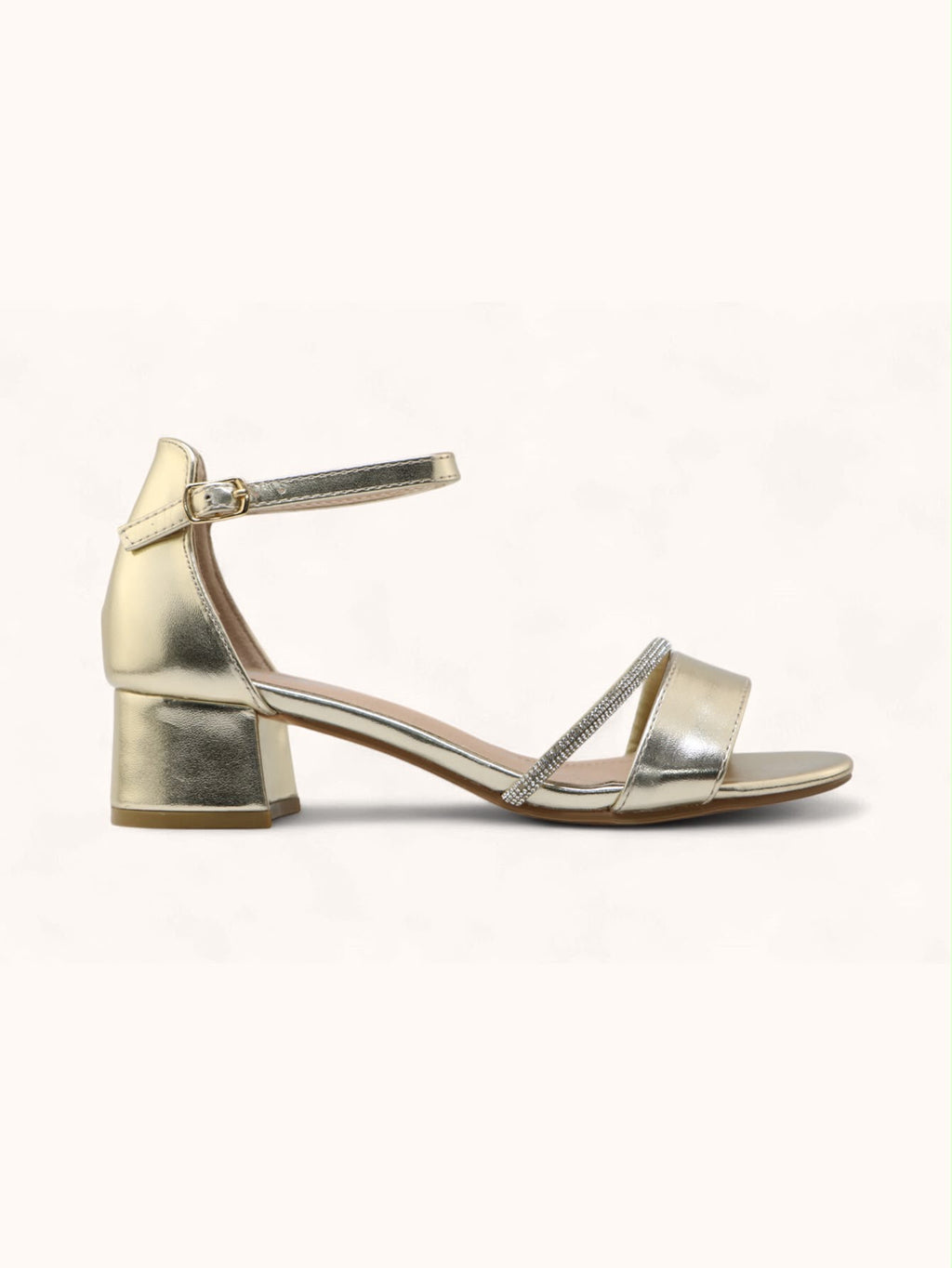 Zilveren Elegante Sandalet met Strass 3527-30