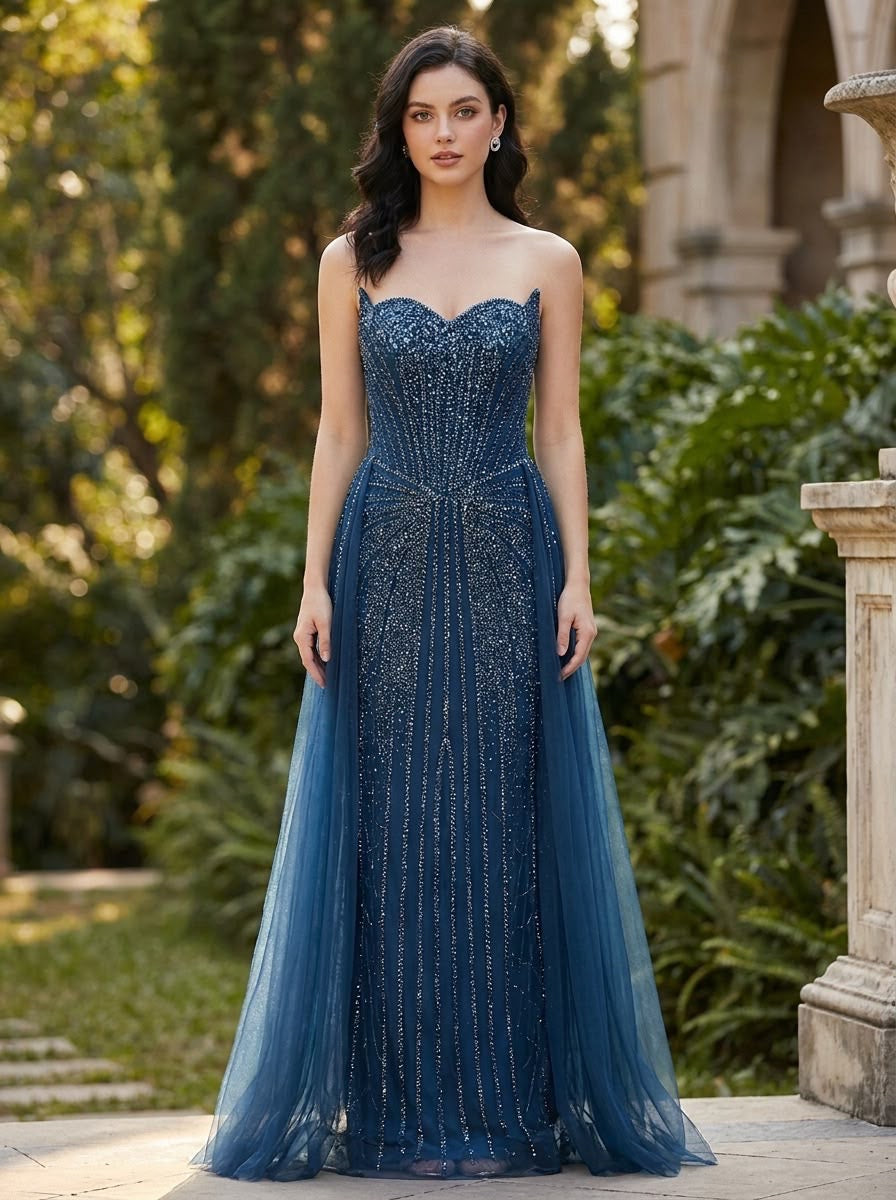Isabella Luxe Beaded Galajurk 1885