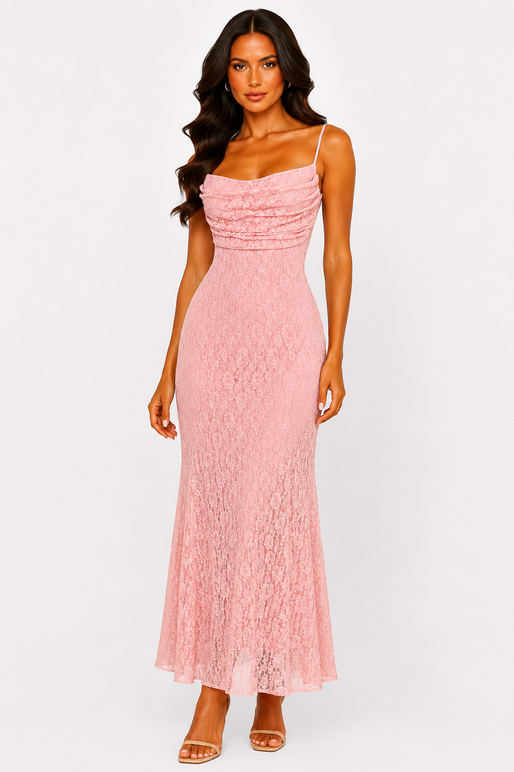 Élodie Lace Maxi Dress 47052