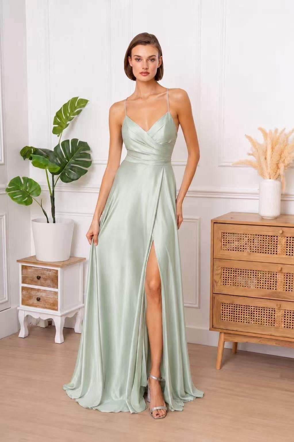 Seraphina Satin Galajurk M-5063