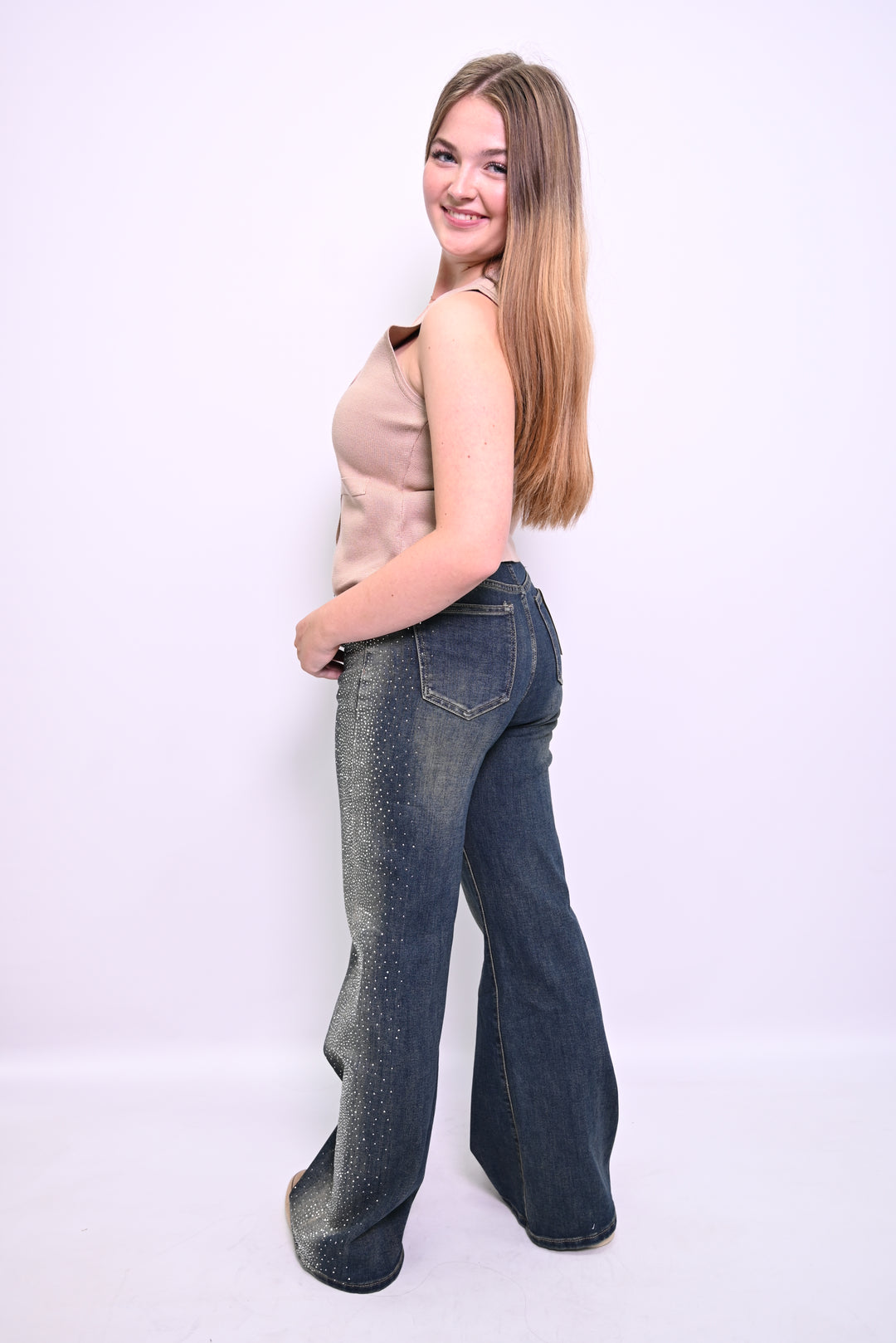 Galaxy Denim Wideleg HelloMiss H919-2