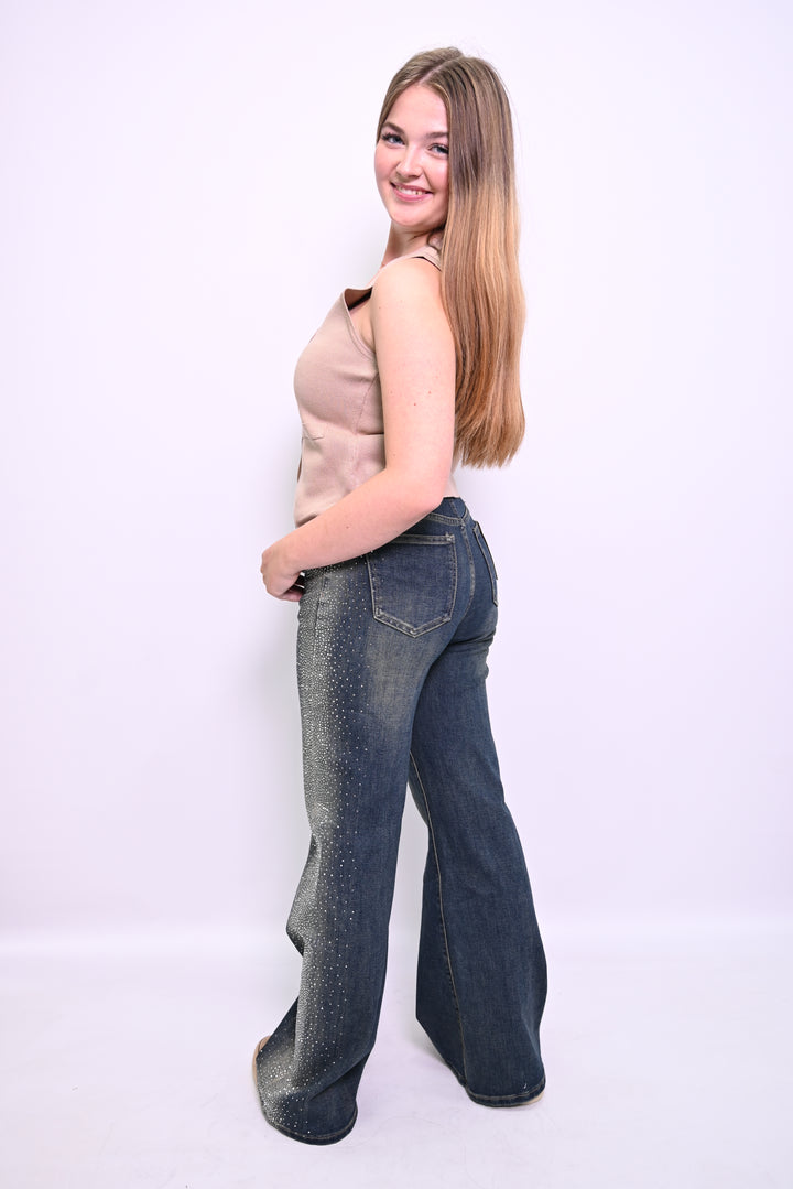 Galaxy Denim Wideleg HelloMiss H919-2