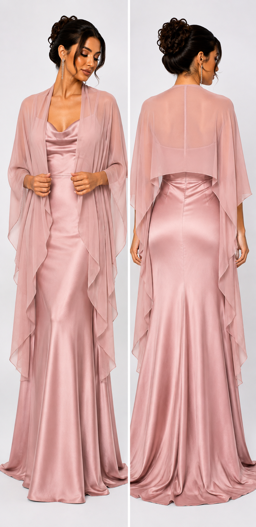 Elegance Chiffon Gala Omslagdoek B1701
