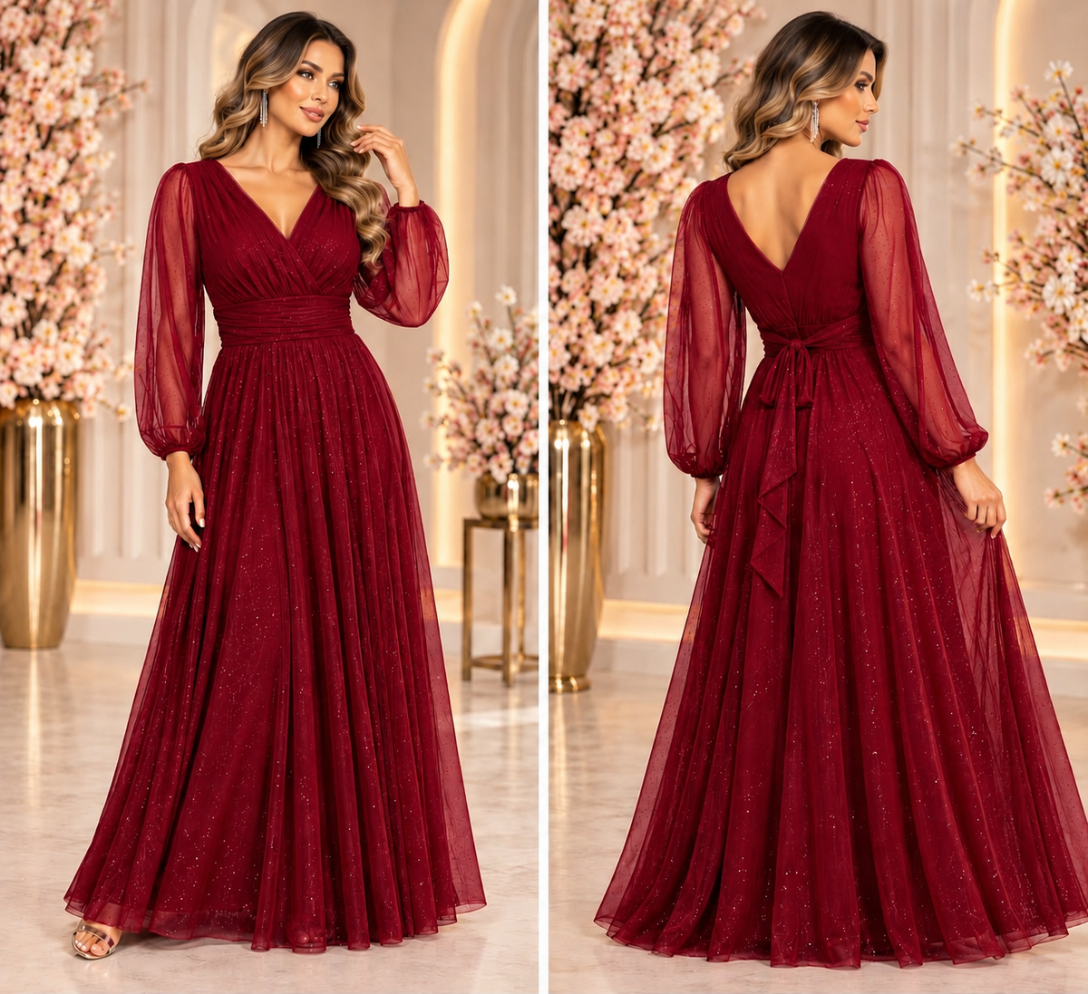 Midnight Grace Maxi Dress 20056