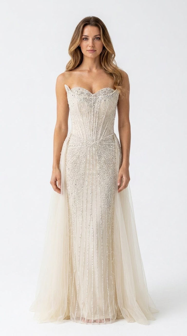 Isabella Luxe Beaded Galajurk 1885