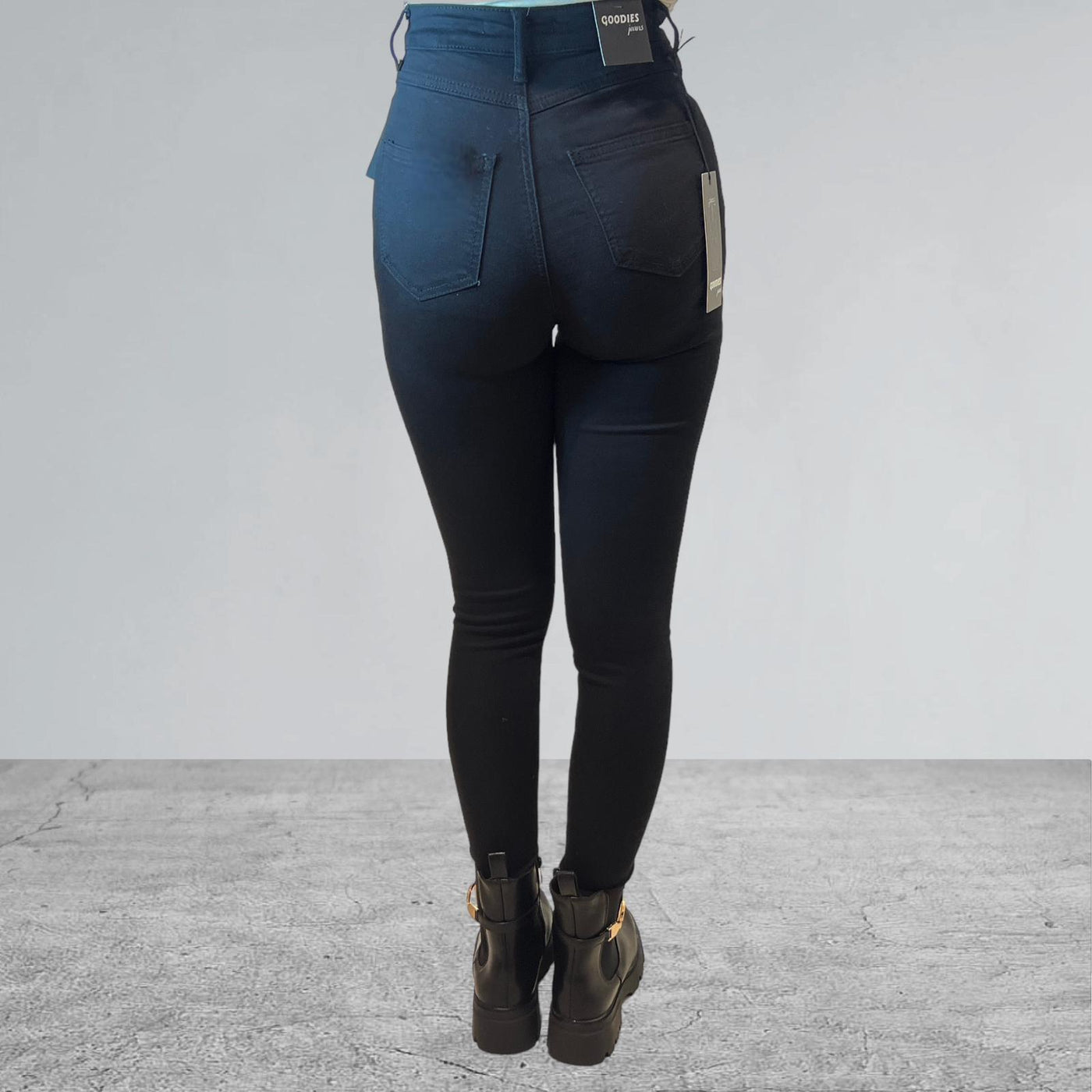 Dames skinny jeans Highwaist Goodies second skin Q552-1