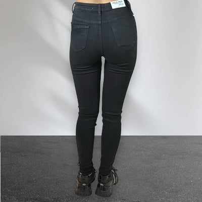 Skinny jeans Hello Miss zwart H625-1