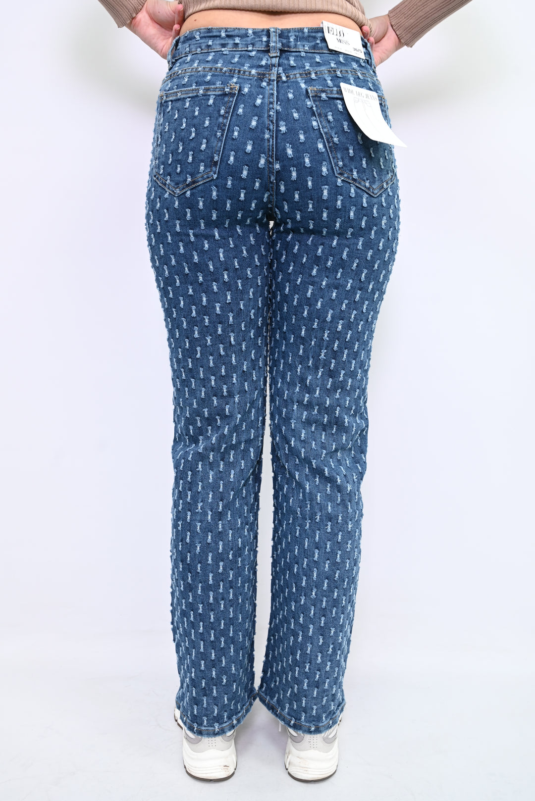 InkMark Patterned Denim Wideleg HelloMiss H655-10