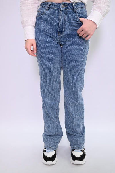 Dames Jeans H865 wideleg DAD FIT