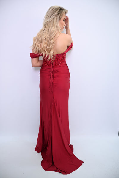 Glamoureuze Avondjurk met Beaded Details  
F86004
