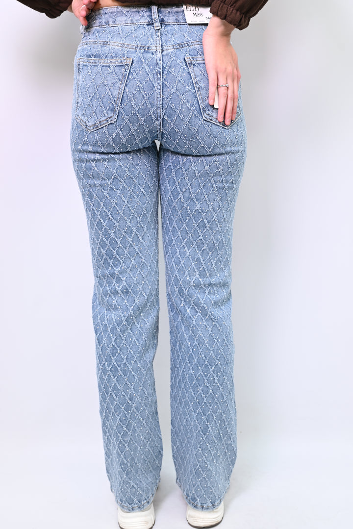 Skyline Diamond Pants Wideleg HelloMiss H826-2