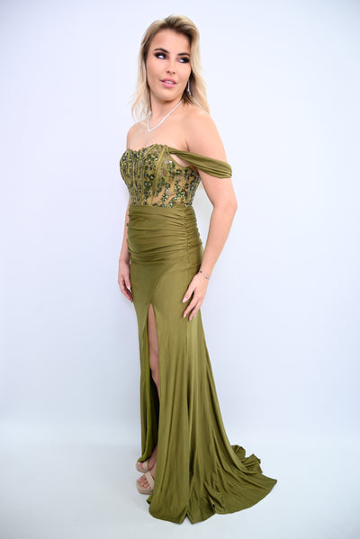 Glamoureuze Avondjurk met Beaded Details  
F86004