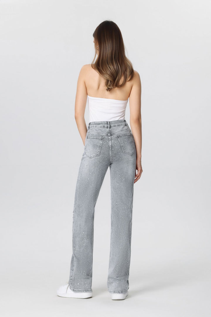 Wideleg Silver Drift HelloMiss H891-3