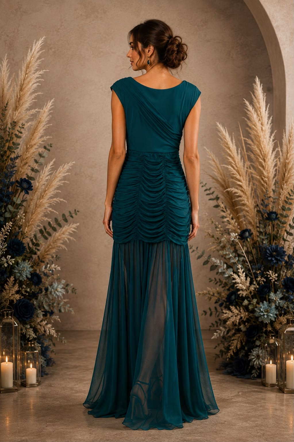 Soraya Luxe Draped Galajurk R2002