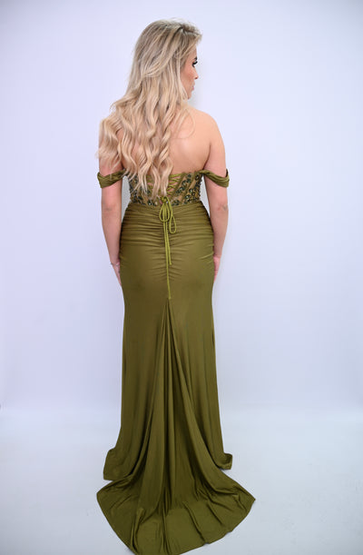 Glamoureuze Avondjurk met Beaded Details  
F86004