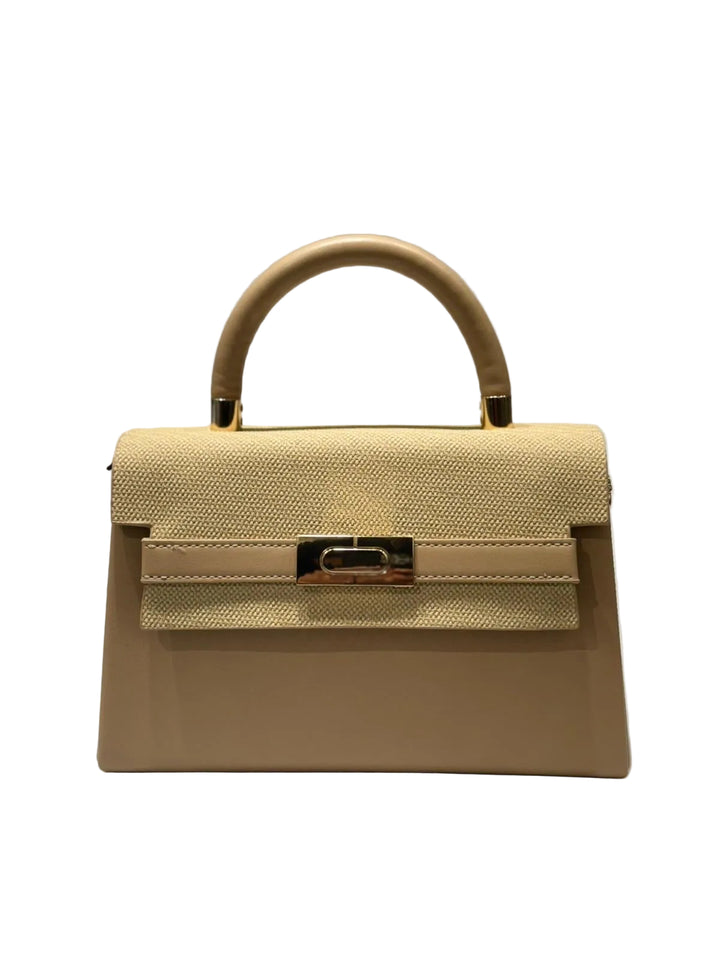 Ivory Grace Handtas – White & Beige H5576