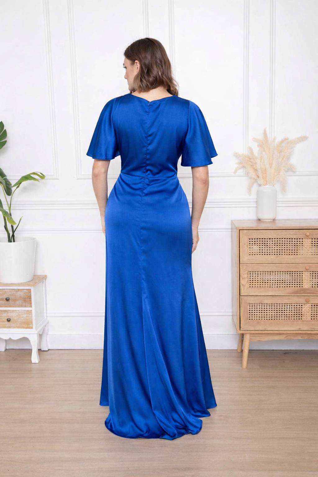ZEBA Queen Satin Gala Jurk M-5039
