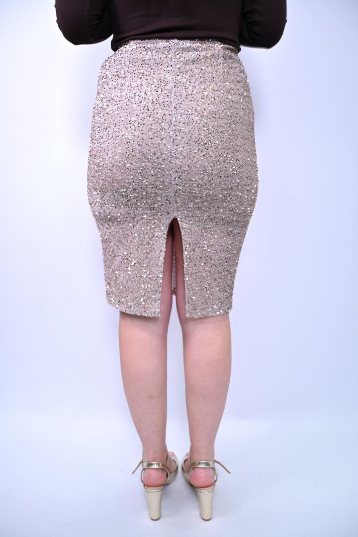 Sequin Pencil Skirt 1780