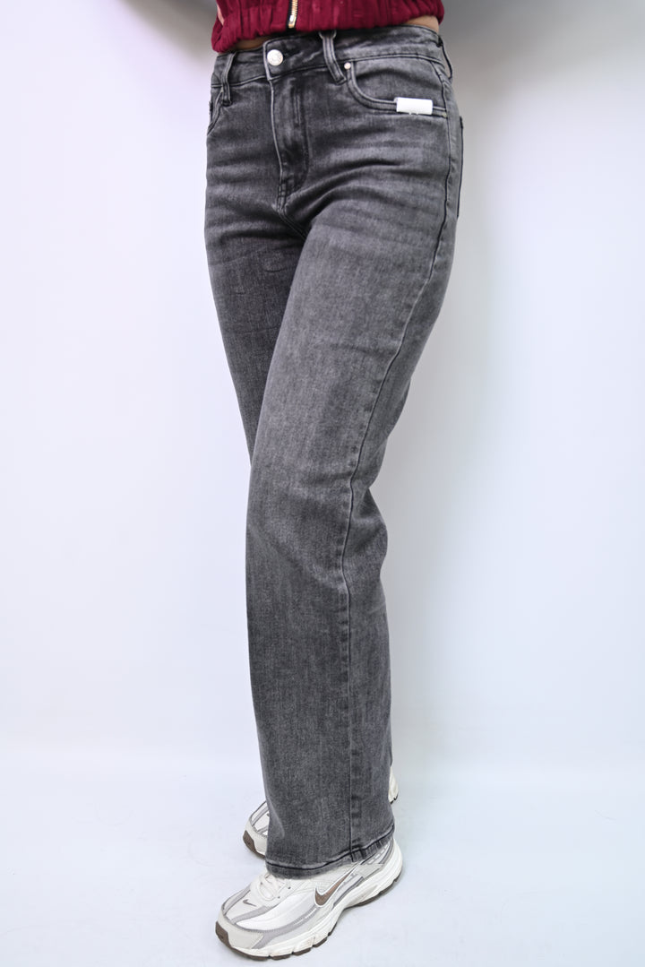 Slate Straight High-Rise Jeans HelloMiss HM5350-5