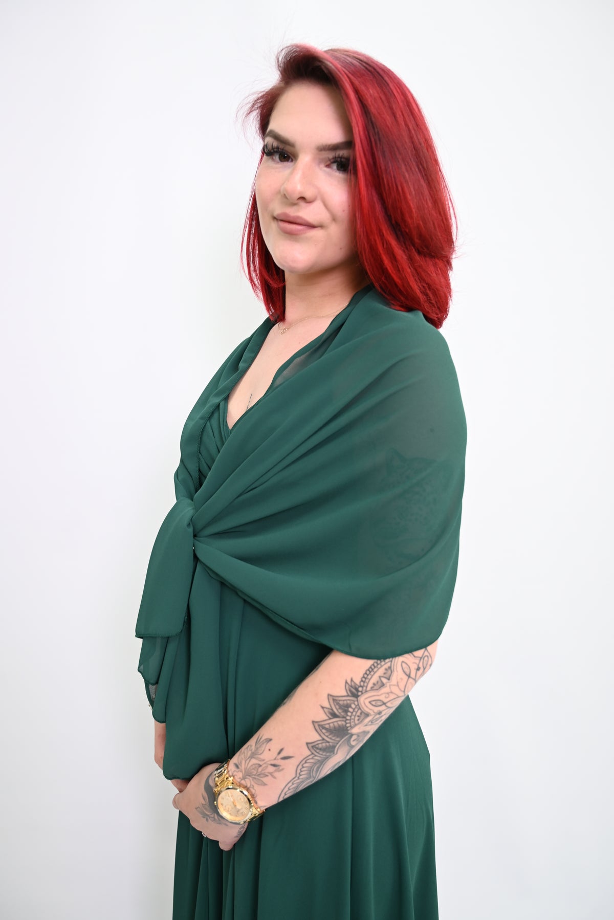 Luchtige Chiffon Omslagdoek – De Perfecte Aanvulling op Jouw Galajurk