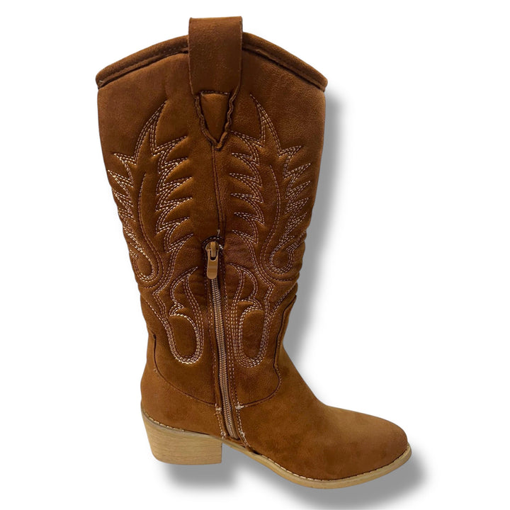 Western Flame Suede Boot 88211