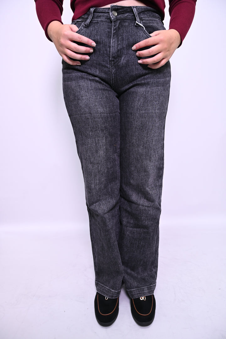 Donkergrijze Jeans – Minimalistisch & Veelzijdig MissRJ RJ25