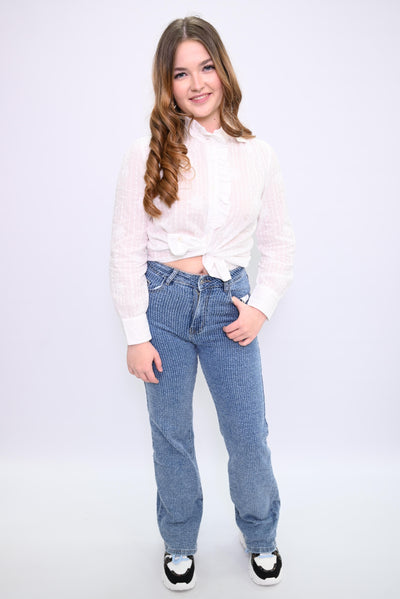 Dames Jeans H865 wideleg DAD FIT
