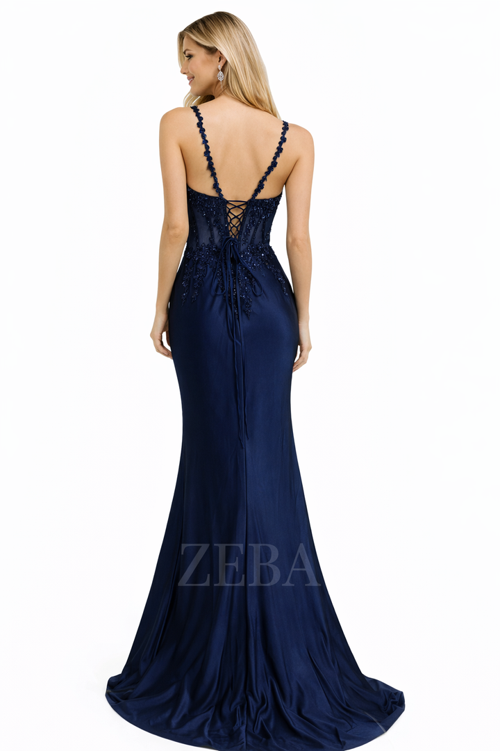 ZEBA Blush Imperial Evening Dress 6694