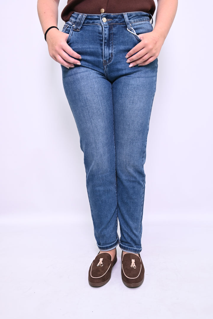 Comfort Stretch Mom Jeans HelloMiss HM308-5