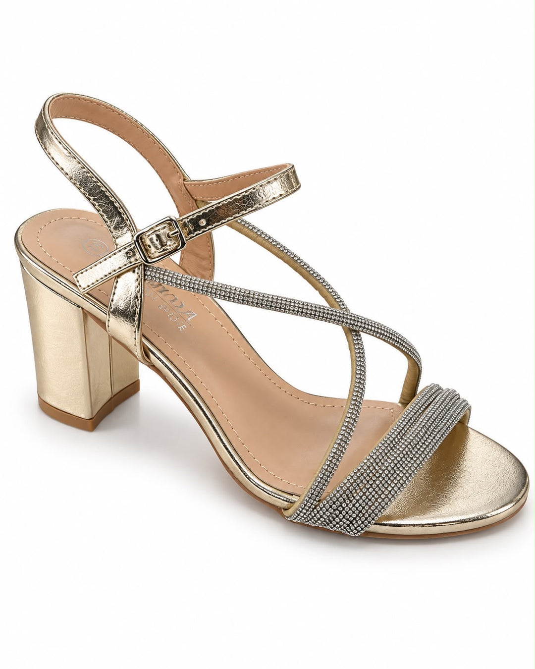 Elara Glamour Block Heel Sandal 150610-96